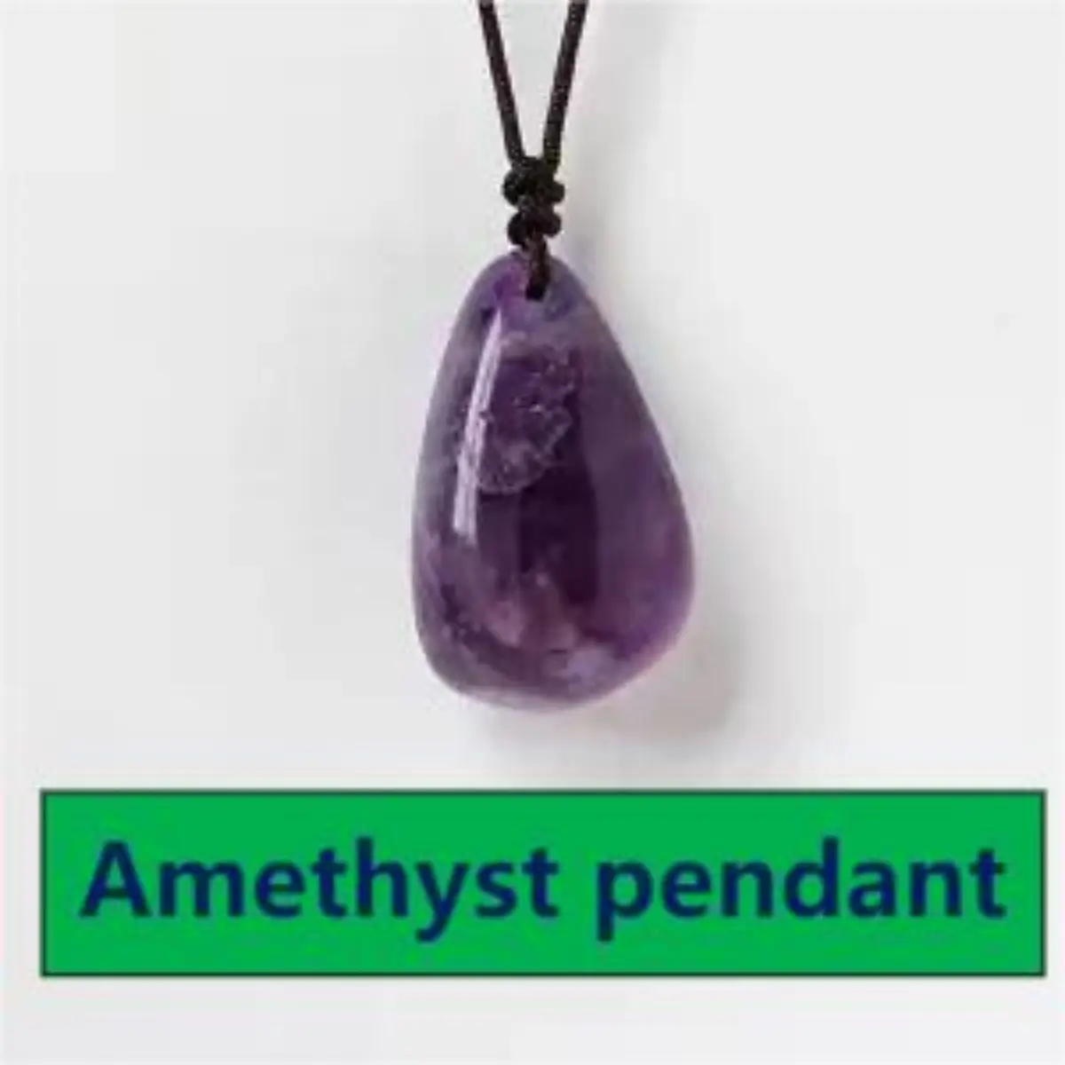 11 Kinds Of Natural Crystal Raw Stone Polished Water Drop Shape Polished Pendant Oval Multi-Crystal Material Energy Necklace