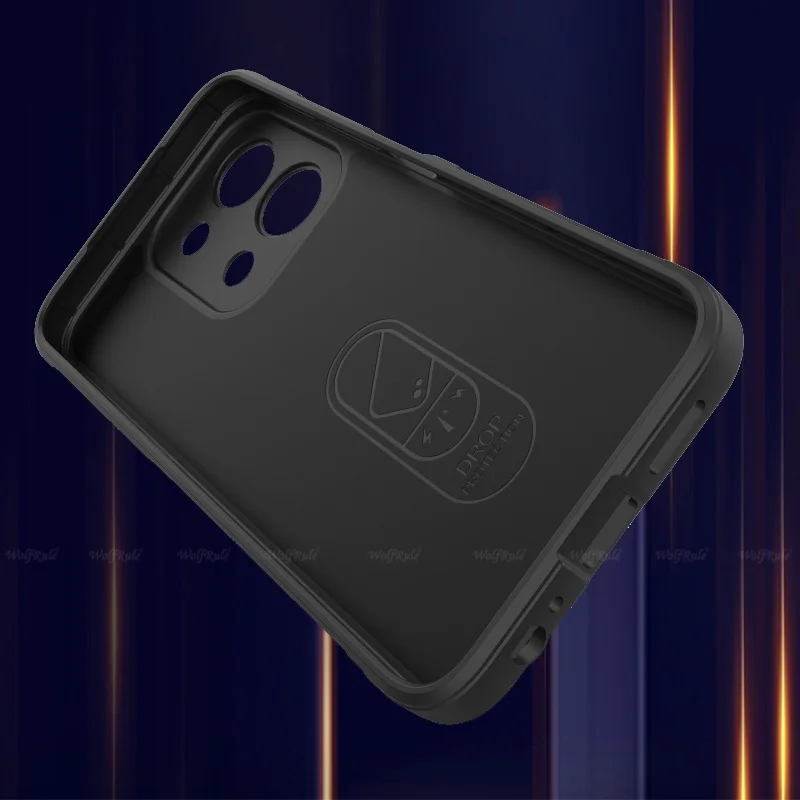 Shockproof Bumper Back Cover - Soft TPU Full Lens Protection