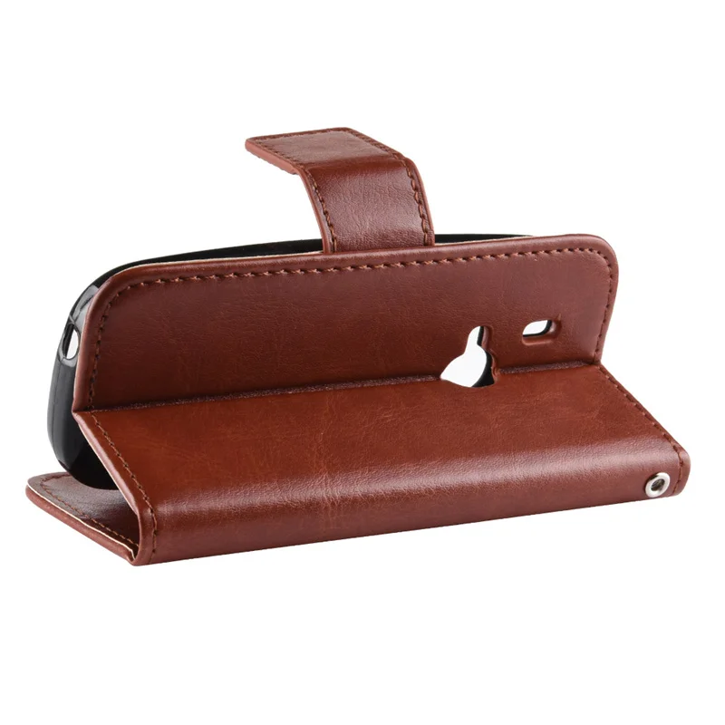 Luxury Crazy Horse Leather Phone Case Skin, PU Material
