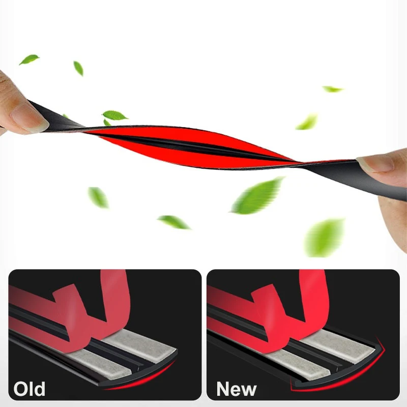 Car Seal Strips SEAMETAL 2/4/8m Windshield Sunroof Rubber Seal Strip 27mm Car Roof Window Edge Seal Protector Waterproof Dustproof Weather Strip