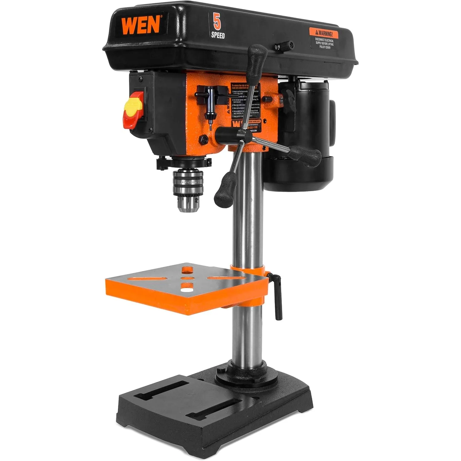 2.3-Amp 8-Inch 5-Speed Cast Iron Benchtop Drill Press (4206T) woodworking drill accessories