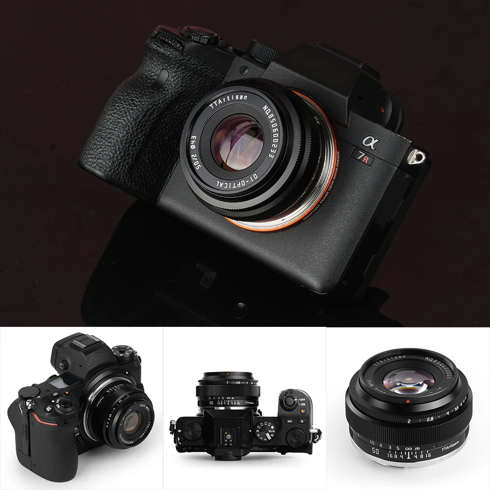 TTartisan 50mm F2 Lens Full Frame MF for Sony E Fuji X Canon EOS-M RF Nikon Z Leica Panansonic L Mount Cameras 4