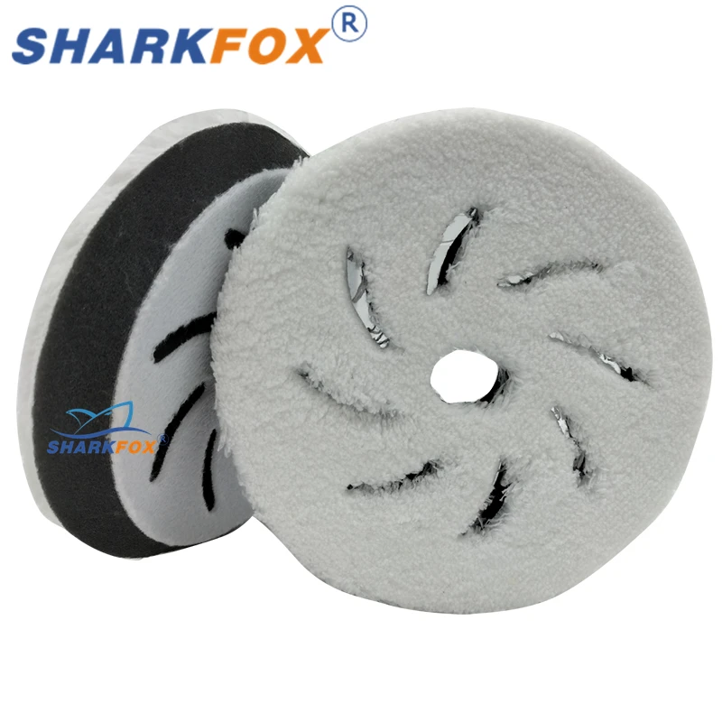 Microfiber Polishing Pad Polishing Disc 5inch(125mm) Sharkfox For DA/RO Car Polisher