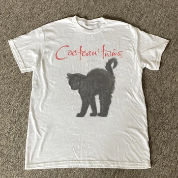 Cocteau Twins Shirt Cocteau Twins Band White Unisex T-shirt Men Women Summer Short Sleeve Crew Neck Cotton Tee 1