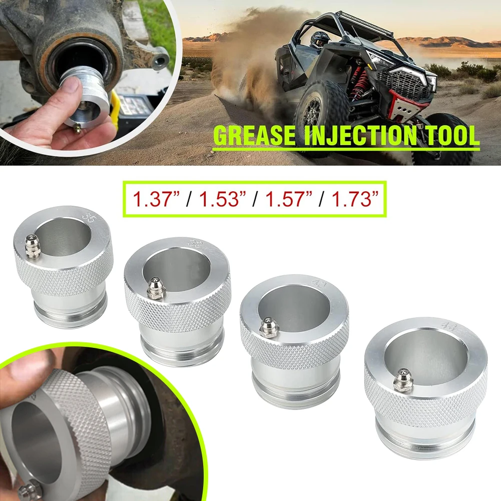 35MM 39MM 40MM 44MM Wheel Bearing Greaser Grease Tool Wheel Bearing Greaser Tool Kit for Polaris Can-AM Maverick X3 Most UTV ATV
