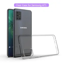 Transparent Soft Silicone TPU Clear Case for Smartphones - Flexible and Durable Back Cover
