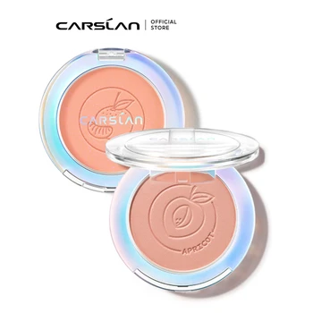 CARSLAN-6 색 눈부신 블러쉬 팔레트, 누드 매트 쉬머 글리터 아이섀도우 내추럴 하이라이팅 페이스 블러셔 루즈 치크 틴트