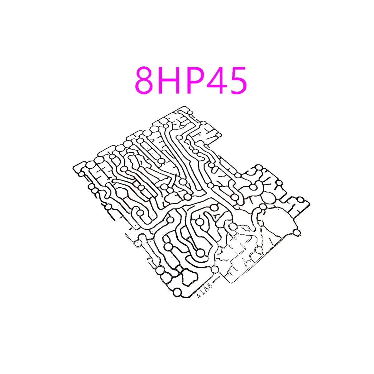 8HP45 8HP55 Transmission Valve Dody Separator Plate Gearbox Valve Body Gasket for X3 X5 X6 Land