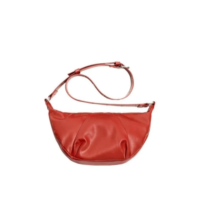Spring Hot Selling Retro Style Small Bag Spicy Girls  Vintage Leather Shoulder Crossbody Underarm Bag Commuter Handbag