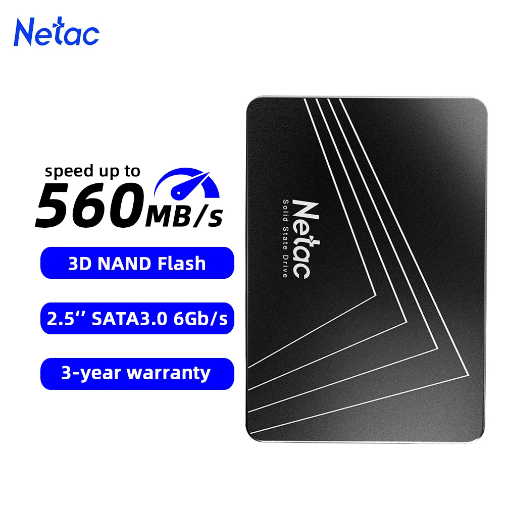 Ssd Nvme Disco SSD Netac 2.5" SATA III E M.2 NVMe PCIe - Per PC E Laptop, Velocità Fino A 500 MB/s SSD NVMe Netac - Foto 10