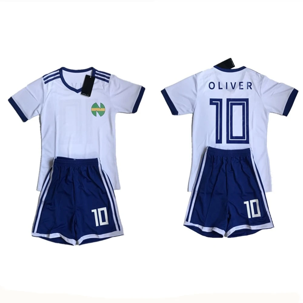 Captain Tsubasa Nankatsu School Football Team Oliver Atom Cosplay White