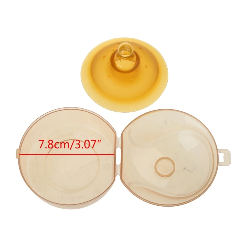 Double Layer Silicone Nipple Protector Breastfeeding Mother Breast for Protection Pad Shield Cover 6