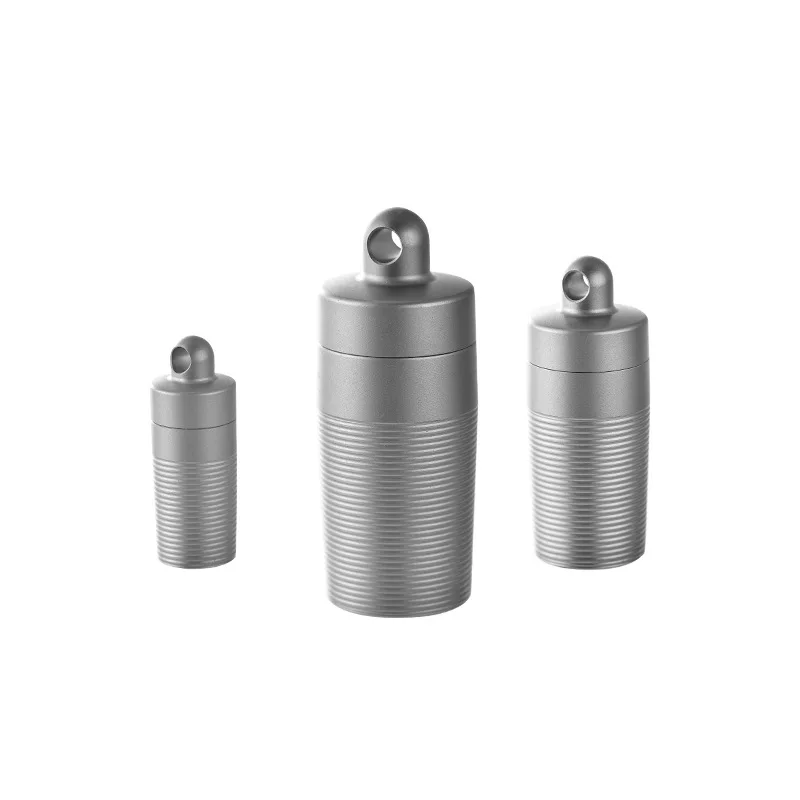 Pure titanium sealed warehouse dustproof mini medicine warehouse outdoor camping waterproof pure titanium pure titanium