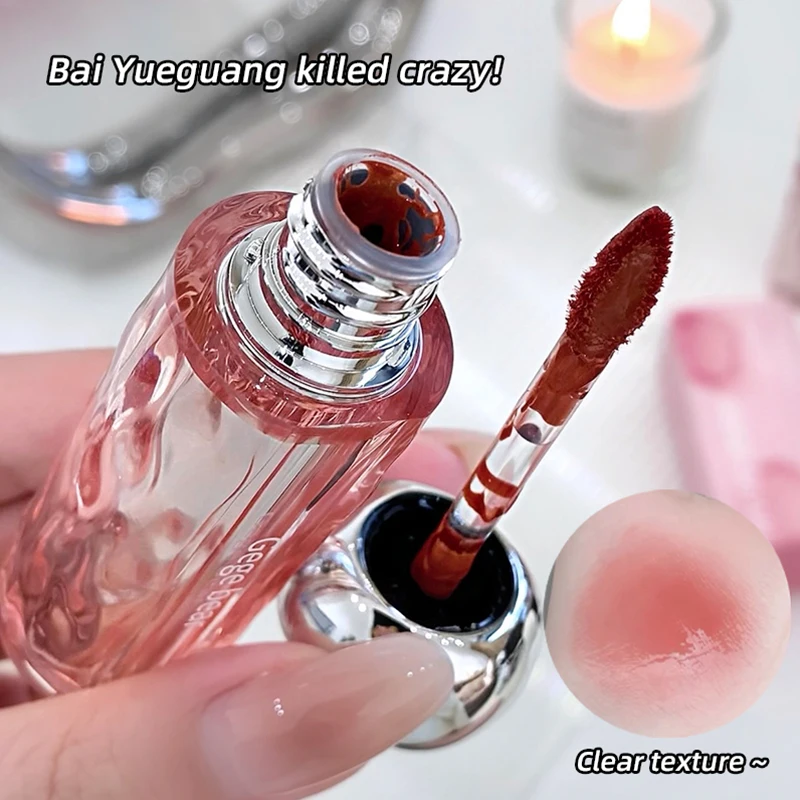 Crystal Translucent Moisturizing Lip Glaze - Long-Lasting Natural Color