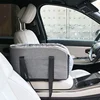 Portable Pet Car Seat with Detachable Armrest Pillow Lift Seat Safety Buckle and Central Control for Medium Small Dogs and Cats 5
