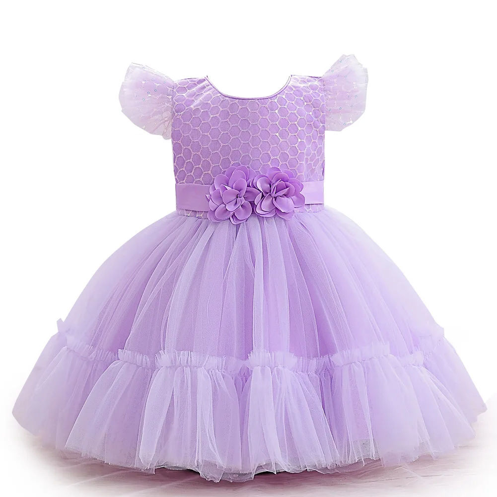 

Baby Girls Infant Prom Gala Party Evening Birthday Dresses for New Born 1 3 4 Years Old Kids Red Tulle Tutu Dress Child Clothing
