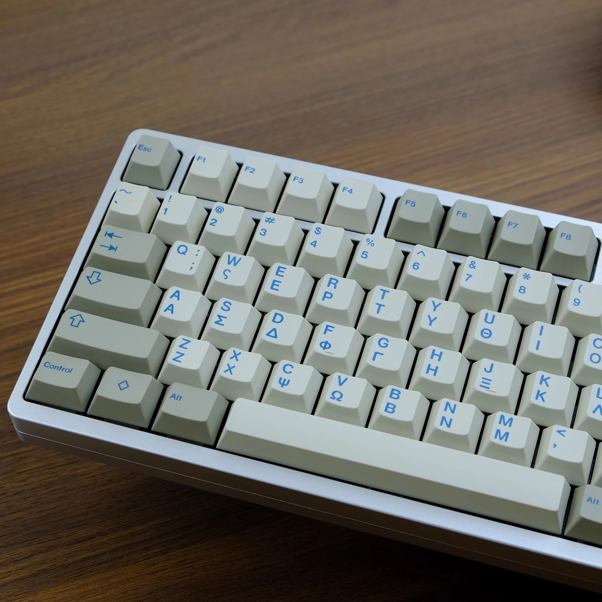 Shenpo-retro Luz Cinza e Azul Pbt Keycaps Sublimação de Tintura Cherry Perfil Keycap para Teclado Mecânico Interruptor mx Conjunto