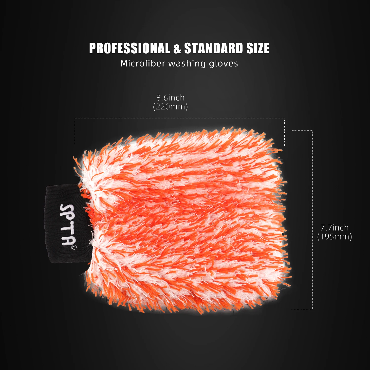 Set 2 Guanti In Microfibra Per Lavaggio Auto – Effetto Ciniglia, Assorbenti E Senza Striature, 18x26 Cm, Con Polsino Elastico