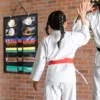 Taekwondo Belt Storage Wall Hanging Karate Belt Display Felt Cloth Collection Belt Display Holder for Taekwondo MMA Judo 2