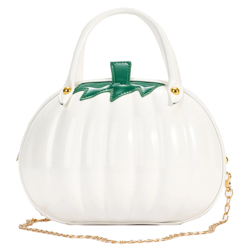 Waterproof PU Leather Pumpkin Handbag for Women