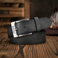 Une ceinture rétro décontractée pour hommes et femmes, style occidental! Ceinture en cuir PU avec boucle en métal, adaptée à un travail quotidien 3