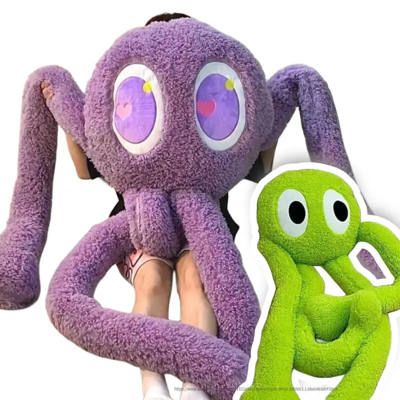 100-200cm Big Eyes Octopus Doll Giant Plush Toy Long Four Claws Stuffed Underwater Animal Soft Plushie Peluche Boys Girls Gift 60cm to 200cm cheap giant unstuffed empty teddy bear bearskin coat soft big skin shell semi finished plush toys soft kid doll