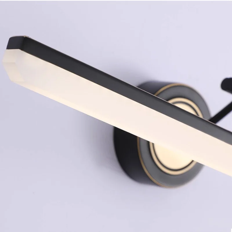 Hotel Bathroom Dressing Table Wall Lamp Metal Plating Body Up Down Sconce Lighting Bedroom Decoration Bathroom Mirror LED Lustre