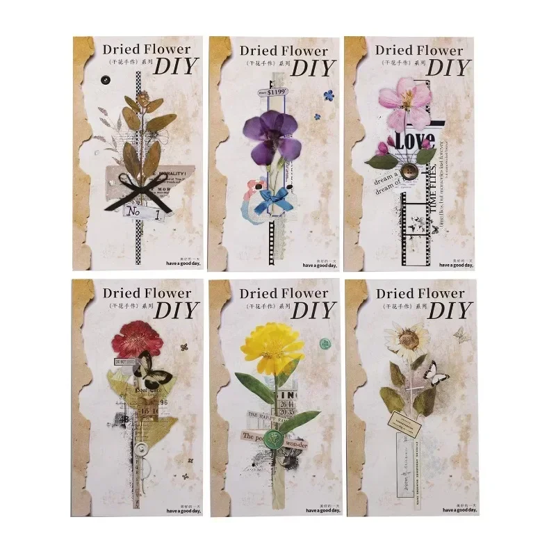 20Sheets Per Pack PET material stickers flowers handmade collage handbook material Notebooks Scrapbook cut 169*88mm 2