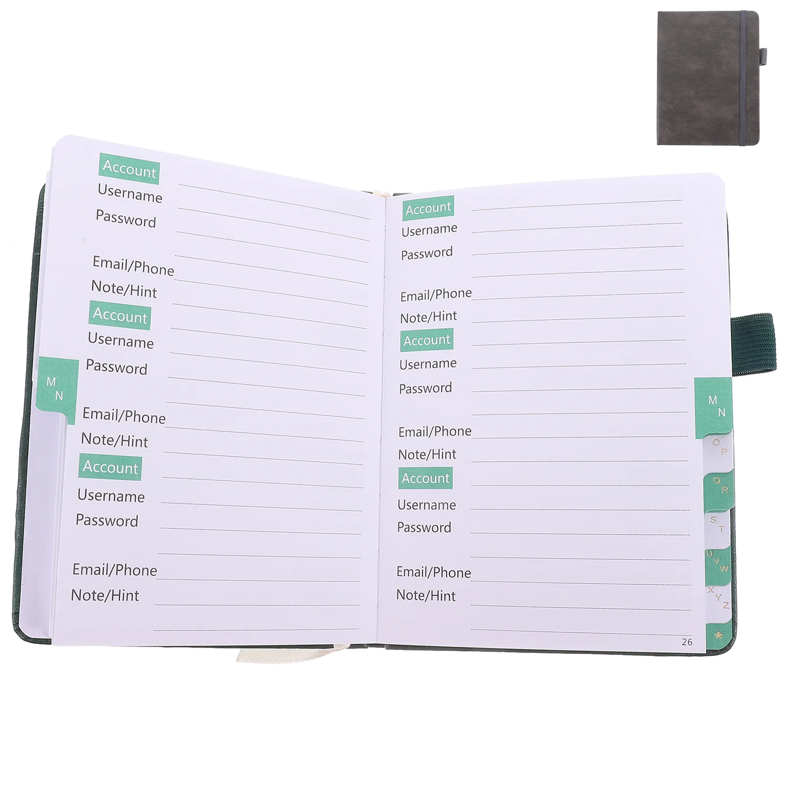 

A6 Address Book Small Contact Book Home Phone Book Address Organizer for Phone Numbers Office Phone Book Telephone Book