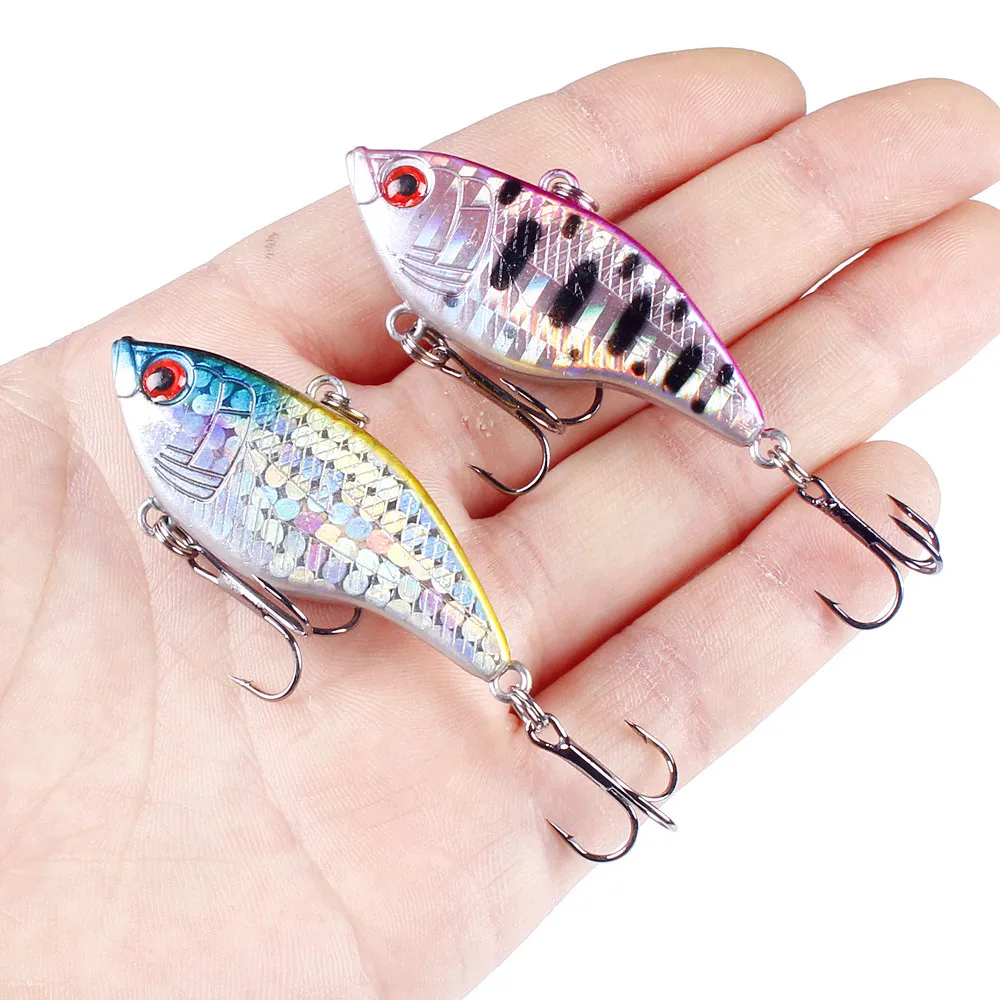 Lure Lure Ring Beads VIB Bait 5cm/14.5G Laser Tossing Plastic Hard Bait Bionic Fishing Gear fishing lure