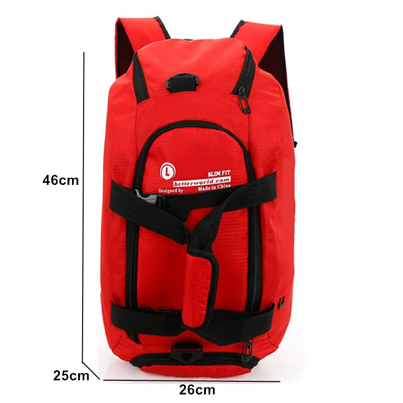 Gym Bags Men's Fitness Shoe Pocket Large Travel Handbag Weekend Basketball Bolsas Training And Exercise Women's Sports Backpack