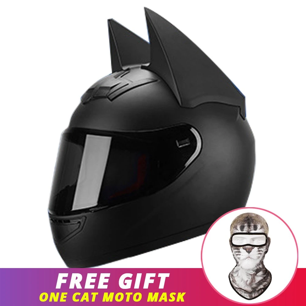 Matte Black Motorcycle Helmet