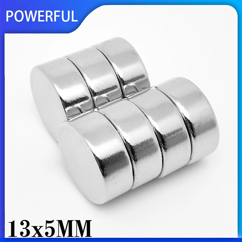 

5~100PCS 13x5mm Spuer Strong Neodymium Magnet 13mm x 5mm NdFeB Powerful Magnetic Round Rare Earth N35 Magnets 13*5mm