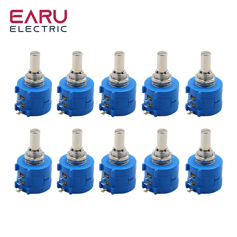10pcs/lot Wire wound potentiometer 3590S-2-103L 3590S 10K Ohm Precision Multiturn 10 Ring Turns Linear Rotary