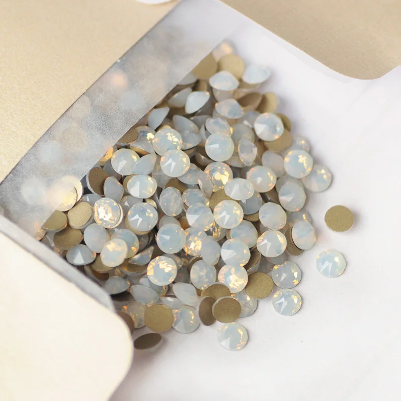 Nicht heißfixierbare Pixie Xirius 8 große 8 kleine Strass-Kristalle, flache Rückseite, Glasrhinestone-Perlen für Nägel, Bastelarbeiten, Kleidung – Detail 7