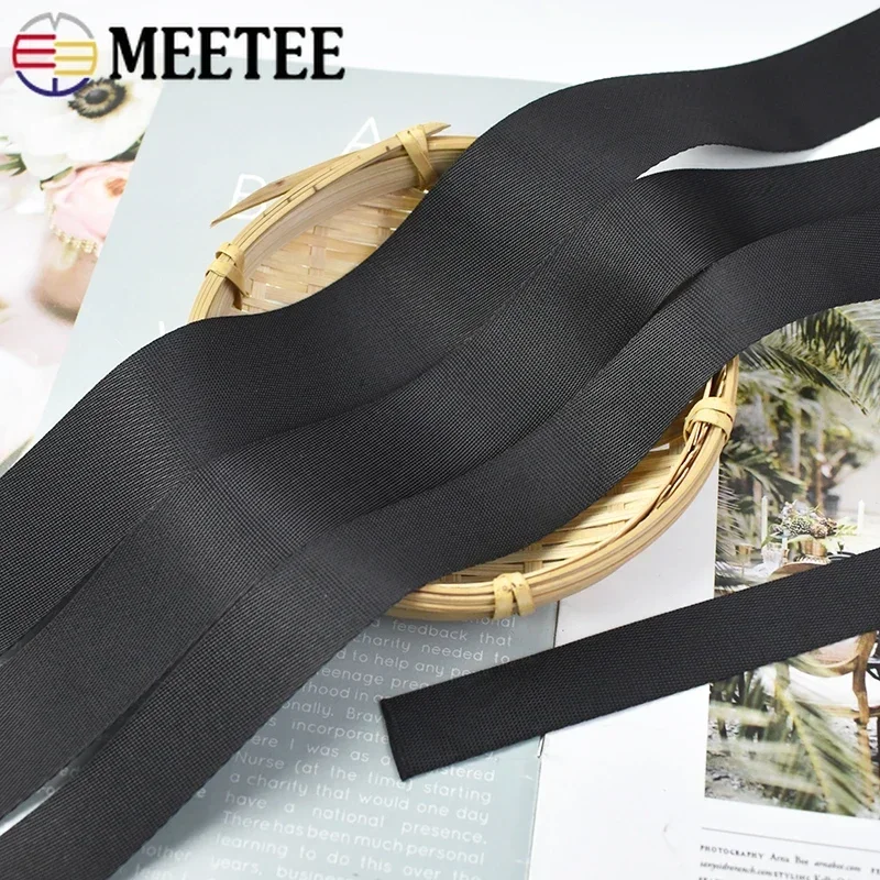 Nylon Webbing Band 5Meters 10-100mm Bag Backpack Strap Pet Collar Belt Tape DIY Garment Ribbon Sewing Accessories nylon webbing tape nylon webbing webbing ribbon