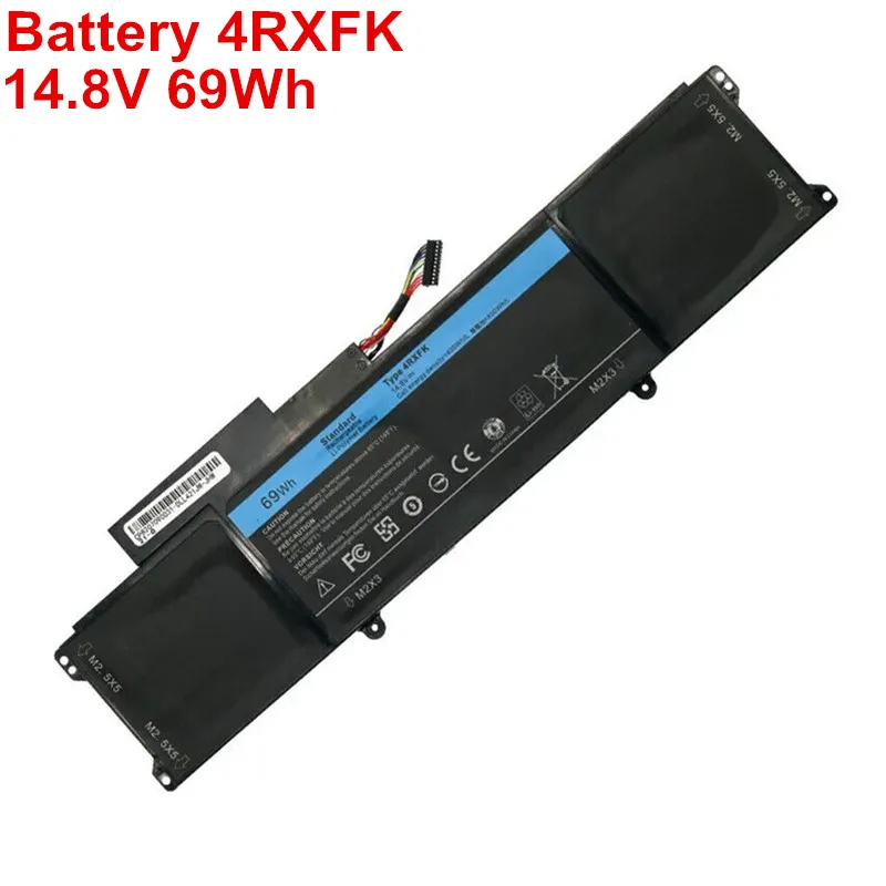 

8Cell New 14.8V 69WH 4RXFK Original Notebook Battery For Dell XPS 14 L421X Ultrabook 14-L421x L421x Series Laptop C1JKH FFK56