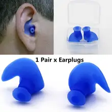 

1 Pair Soft Ear Plugs Environmental Silicone Waterproof Dust-Proof Earplugs Diving Water Sports Swimming Accessories Wholesale