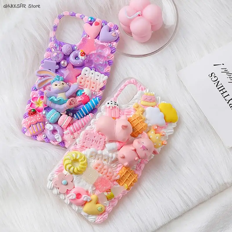 Imitation Cream Glue Charms Handmade Whipped Phone Case Decoden Shaker Resin Mold Diy Simulation Fake Whipped Cream Clay 100g