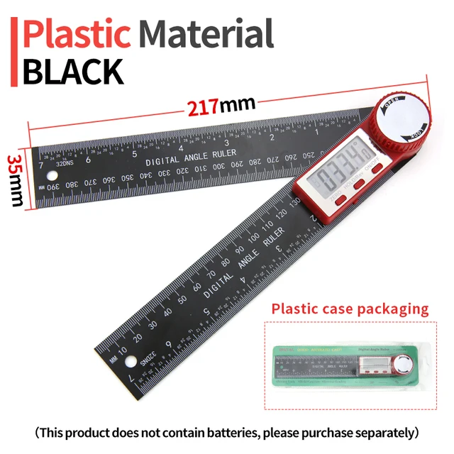Protractor Black P2