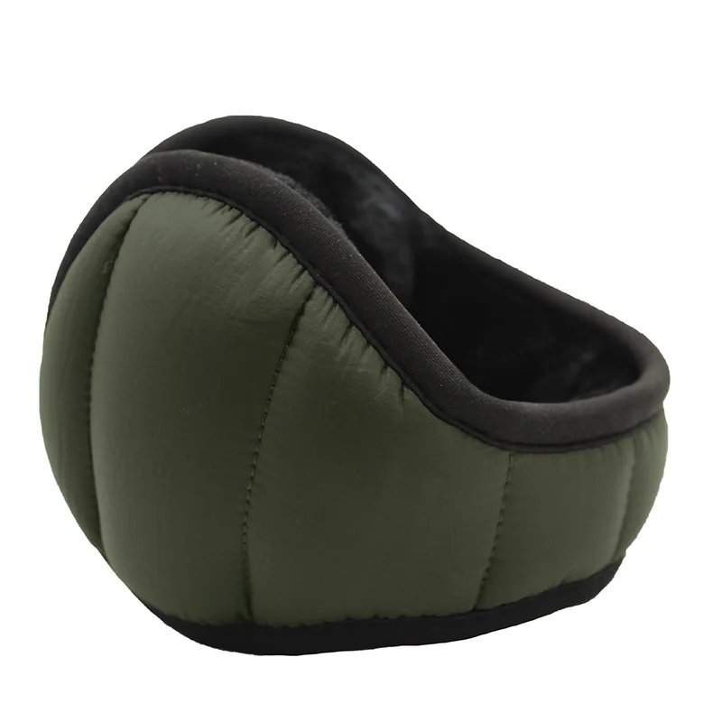 Winter Men's Earmuffs Ear-Protecting Plush Windproof Waterproof Ear Cups Foldable Cold-Proof Warm