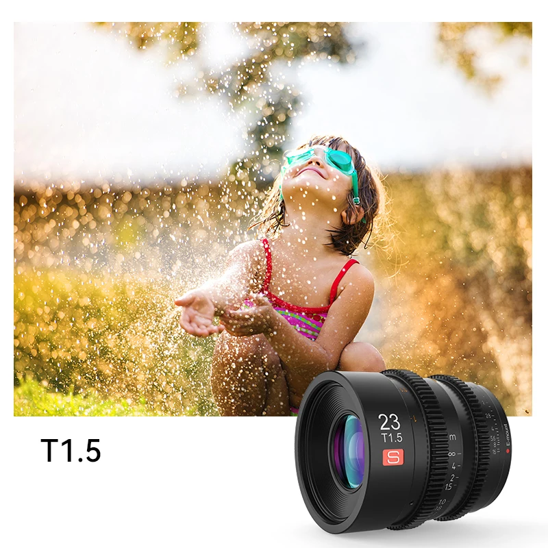 VILTROX 23mm 33mm 56mm T1.5 APS-C Cinema Lens Aperture For M4/3