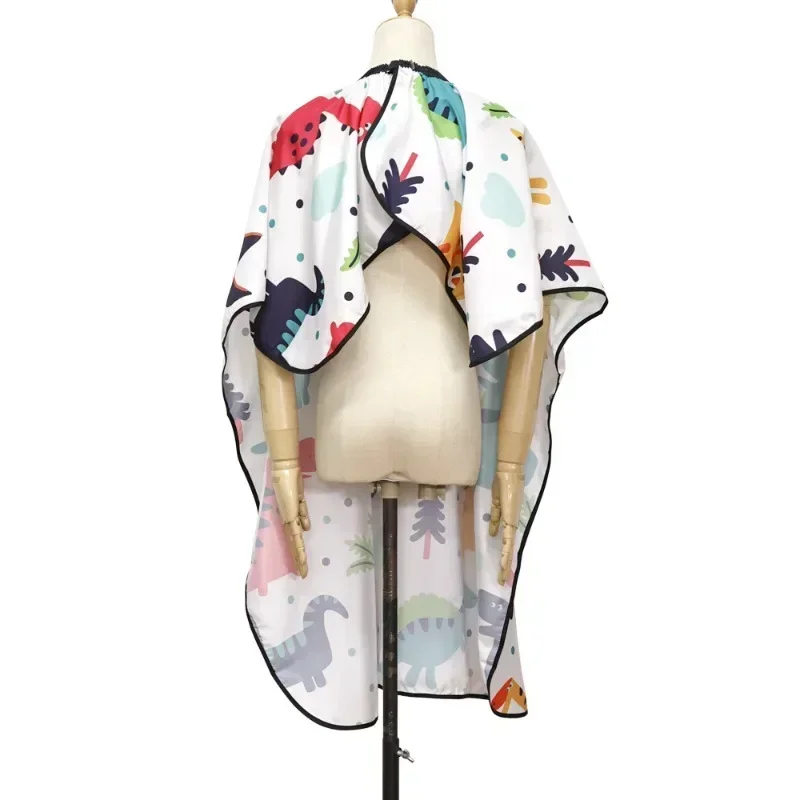 Bambini Cartoon Taglio di capelli Parrucchiere Mantella Professionale Taglio di capelli Salone Barbiere Avvolgere Abito da taglio impermeabile Cura dei capelli Forniture per lo styling - immagine 5