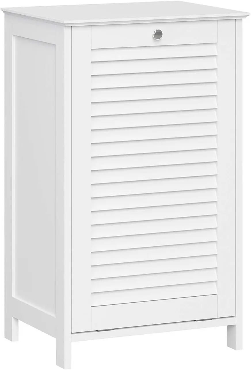 

Корзина для белья с наклоном, белая