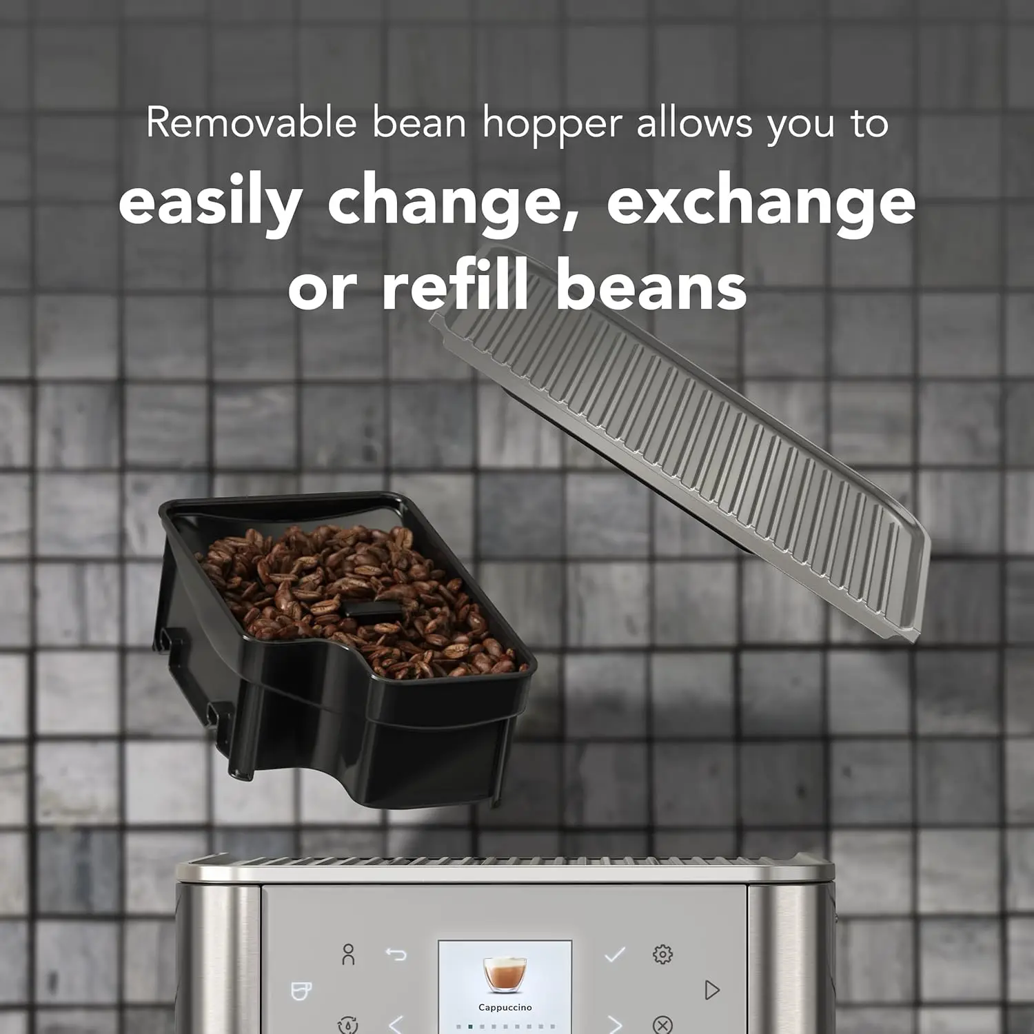 Fully Automatic Espresso Machine KF6, KES8556SX, Stainless Steel 5