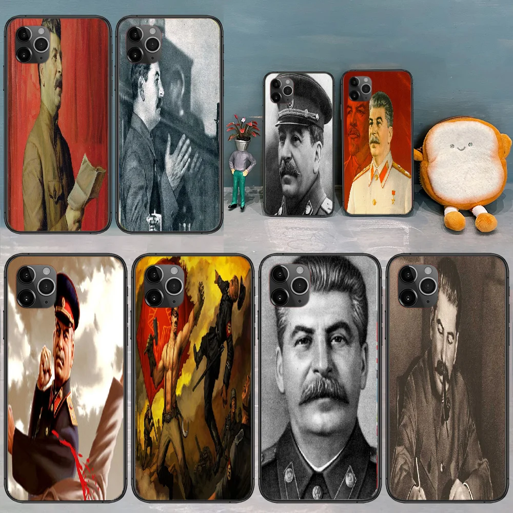 Soviet Union Leader Stalin Phone case For Xiaomi Redmi Note 7 7A 8 8T 9 9A 9S 10 K30 Pro Ultra black tpu back pretty prime 3D |
