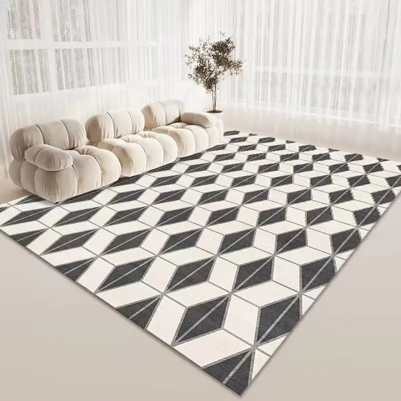 

Free Cutting Rugs for Bedroom Wash-free PVC Balcony Carpet Non-slip and Oil-proof Kitchen Mat Can Be Wiped Large Area Home Rug