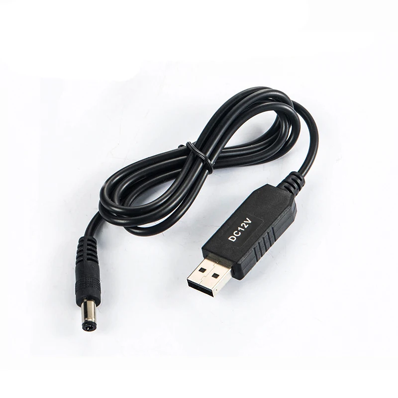 

USB Power Boost Line DC 5V to DC 9V / 12V Step UP Module USB Converter Adapter Router Cable 2.1x5.5mm Plug