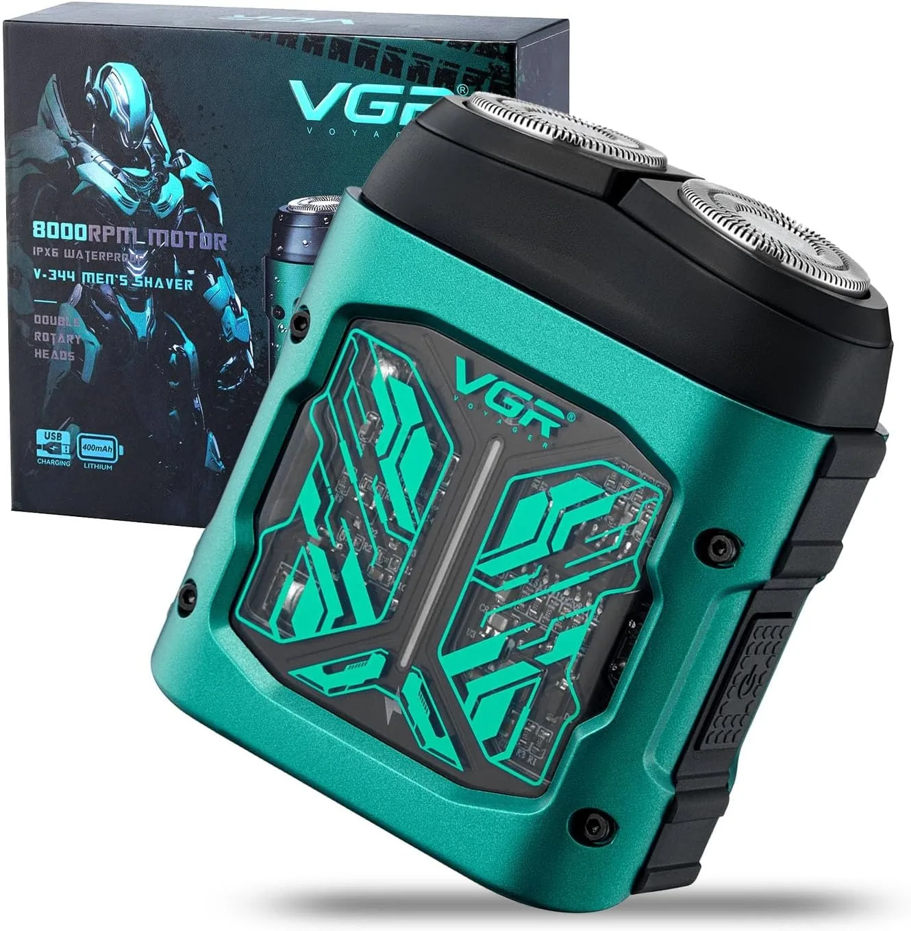 VGR ماكينة حلاقة كهربائية احترافية ماكينة تشذيب ال...