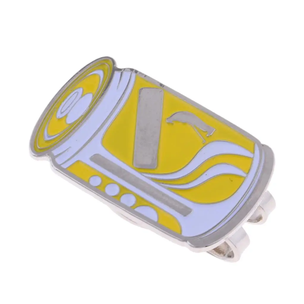 Creative Patterns Soft Enamel Golf Ball Marker with Clip Magnet Golf Hat Clip Golfer Gift Accessories